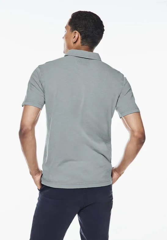 Street One Garmend Dye Slub Poloshirt Online