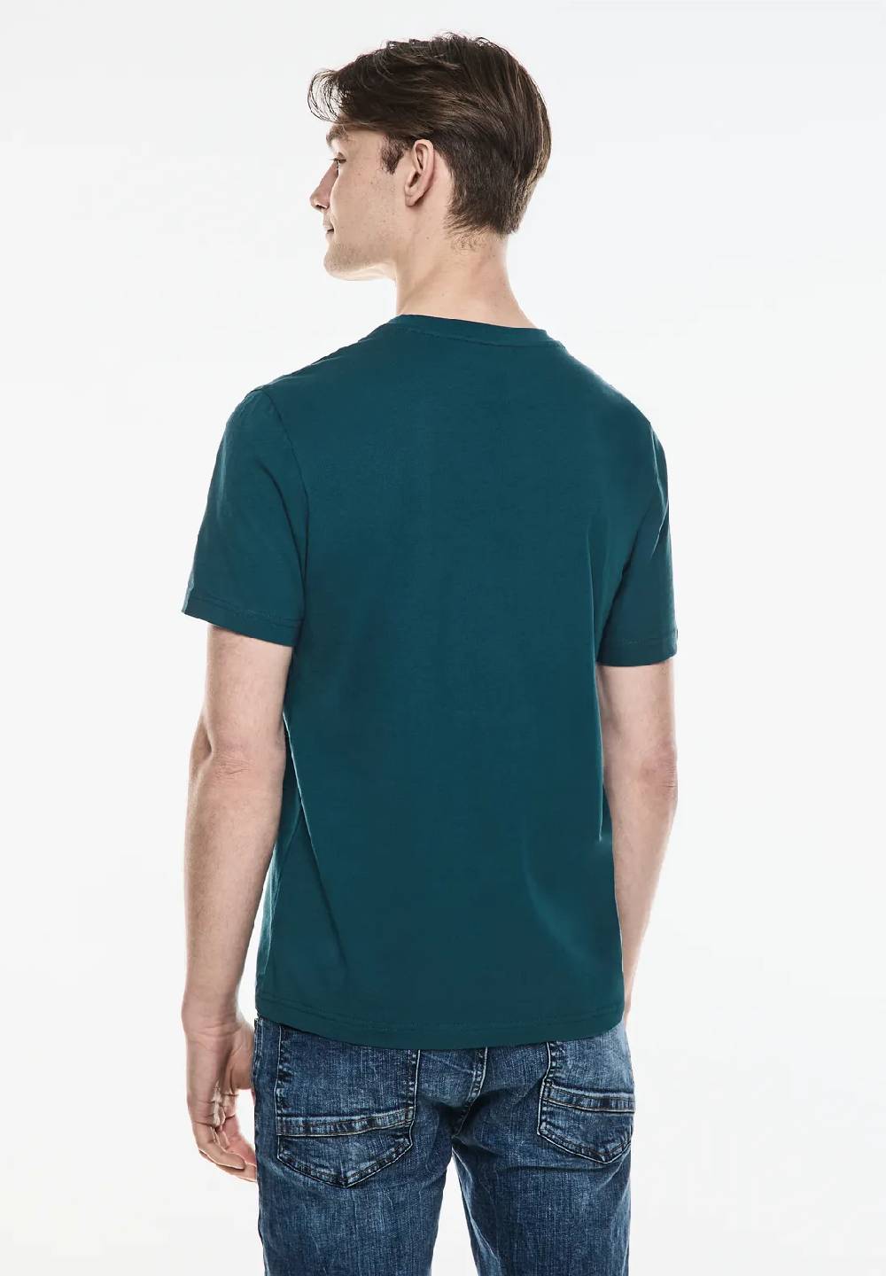 Street One Basic T-Shirt in Unifarbe Verkauf