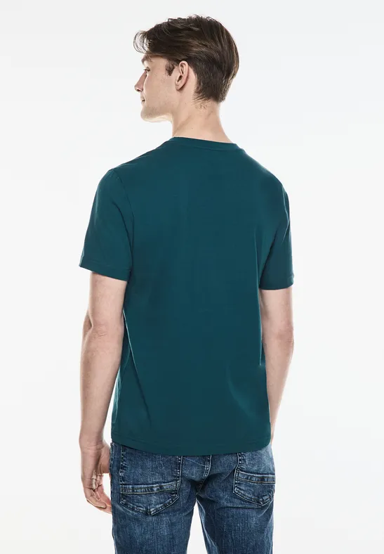 Street One Basic T-Shirt in Unifarbe Verkauf