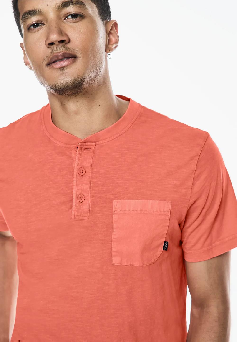 Street One Garment dye Henley Shirt Limitierter Zeitrabatt