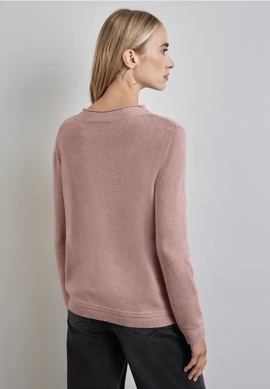 Street One Pullover mit gerolltem Saum Exklusivangebot