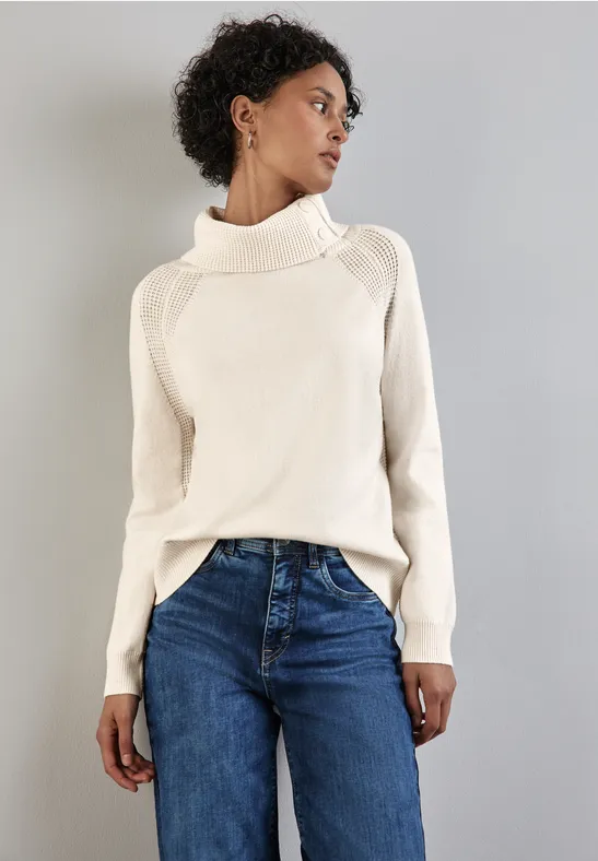 Street One Pullover mit Stehkragen Zeitlich begrenztes Angebot