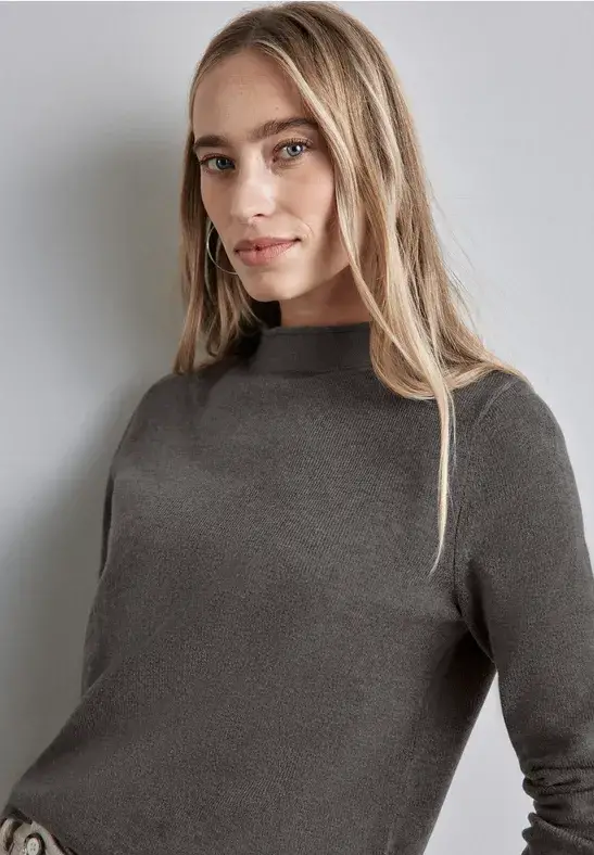 Street One Pullover mit gerolltem Saum Blitzangebot