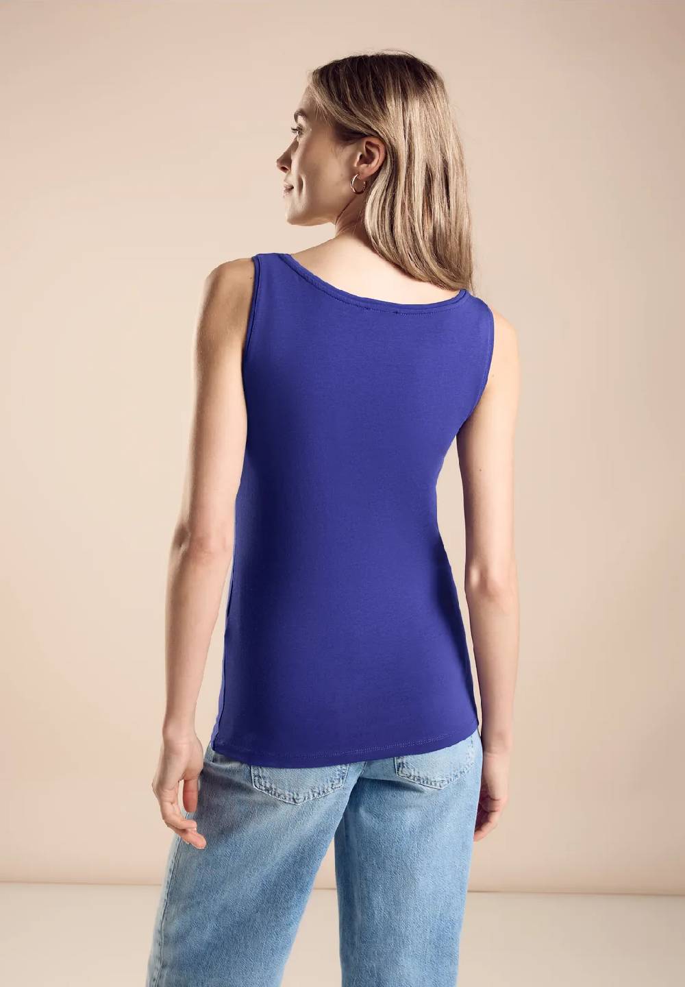 Street One Basic Top in Unifarbe - Style ANNI Räumungsverkauf