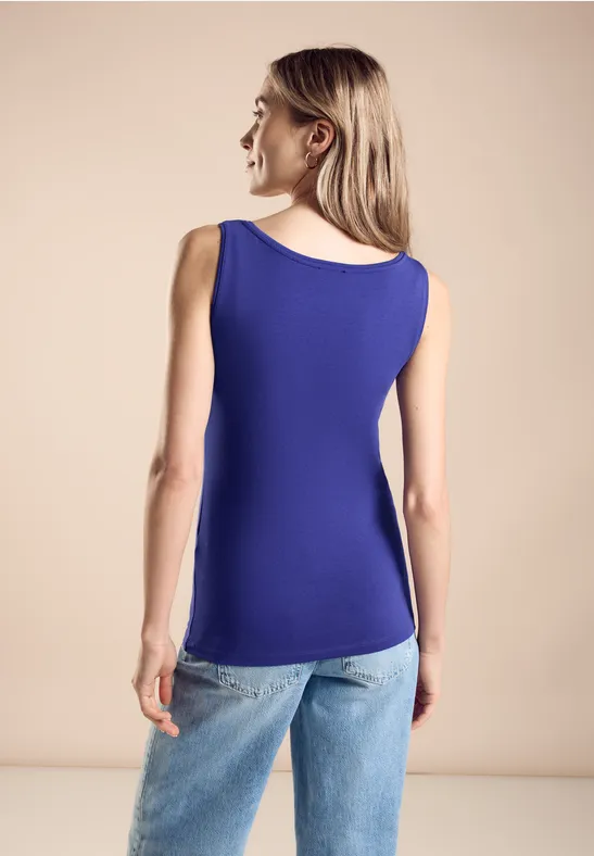 Street One Basic Top in Unifarbe - Style ANNI Räumungsverkauf