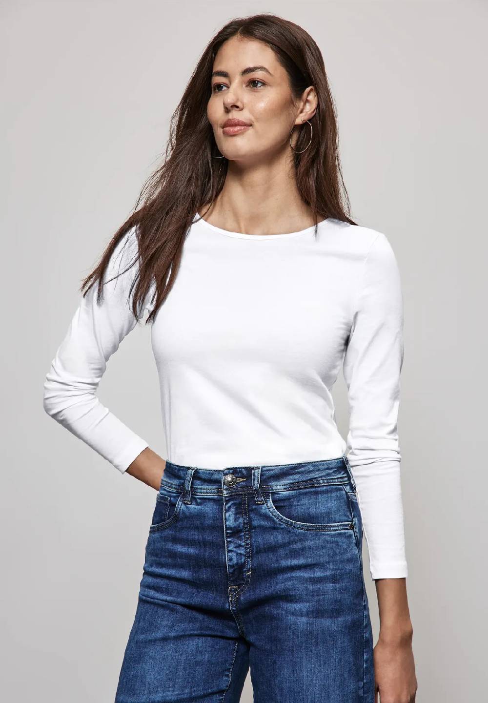 Street One Basic Langarmshirt Sonderangebote