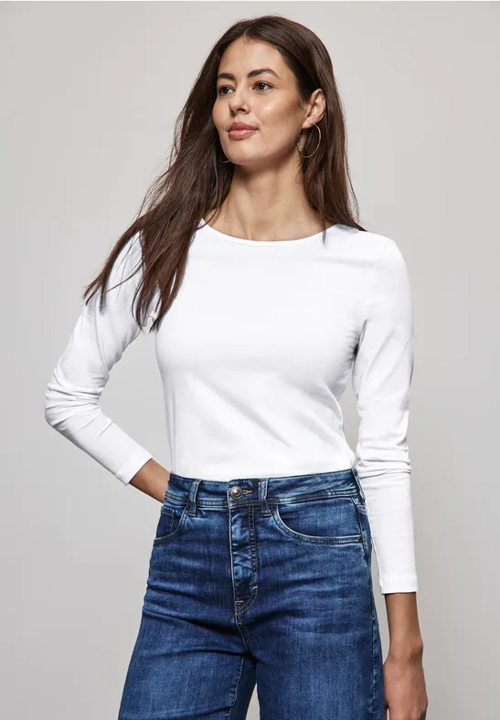 Street One Basic Langarmshirt Sonderangebote