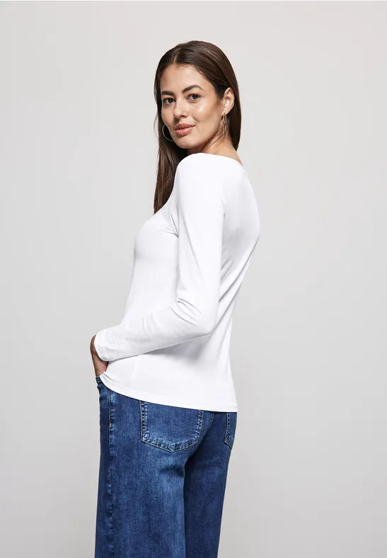 Street One Basic Langarmshirt Sonderangebote