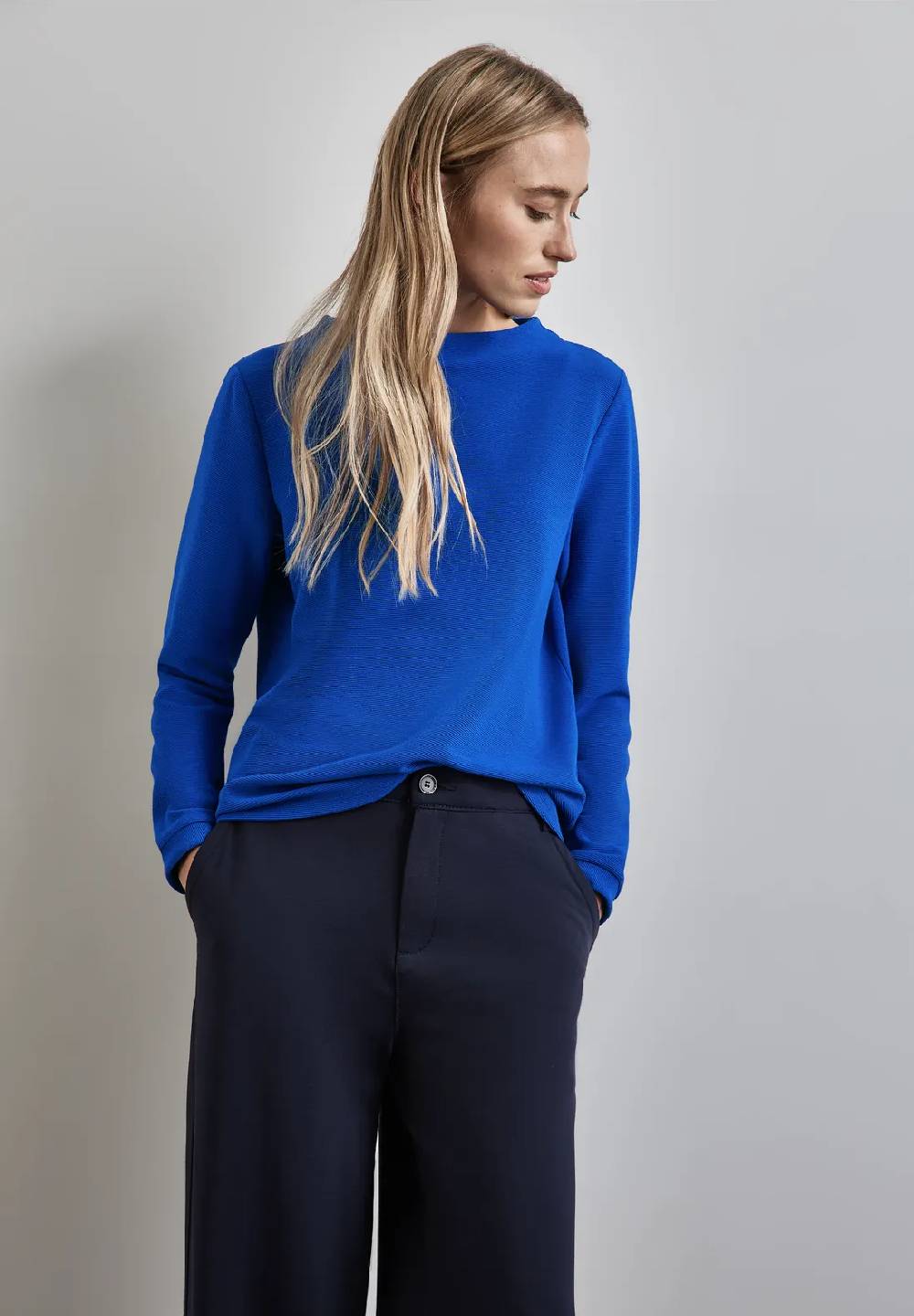 Street One Turtleneck Struktur-Shirt Super Sparpreis