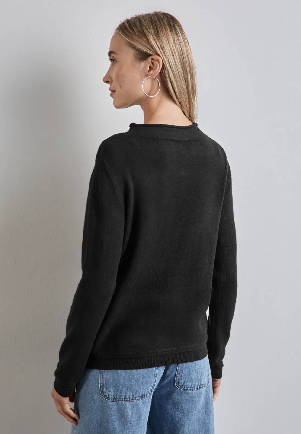 Street One Pullover mit gerolltem Saum Kostenlose Rückgabe