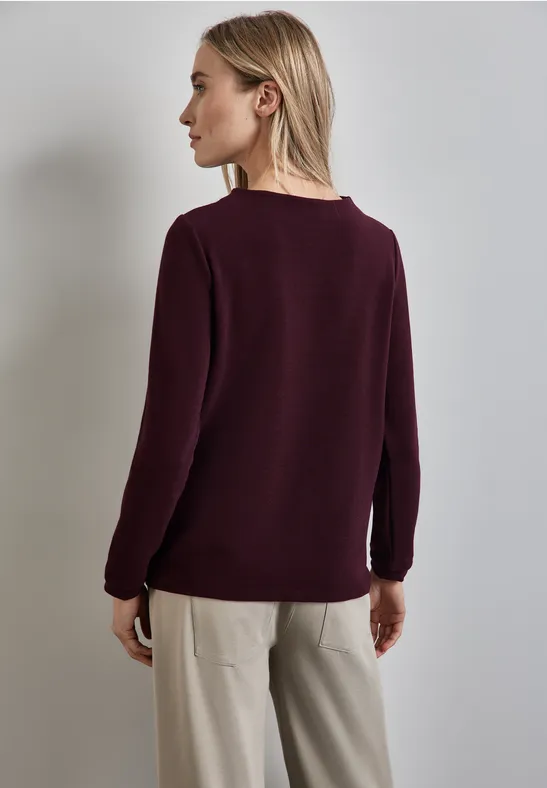 Street One Turtleneck Struktur-Shirt Letzter Tag