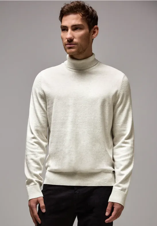 Street One Basic Rollkragenpullover Sonderangebot der Fabrik