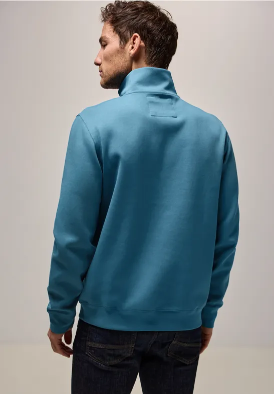 Street One Stretch Halfzip Sweater Super Rabatt
