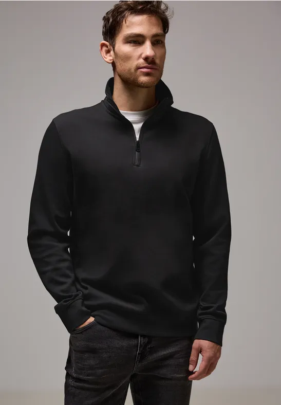 Street One Stretch Halfzip Sweater Kostenloser Versand international