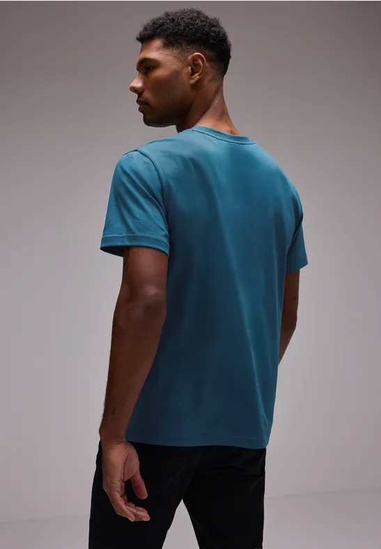 Street One Basic T-Shirt in Unifarbe Verkauf