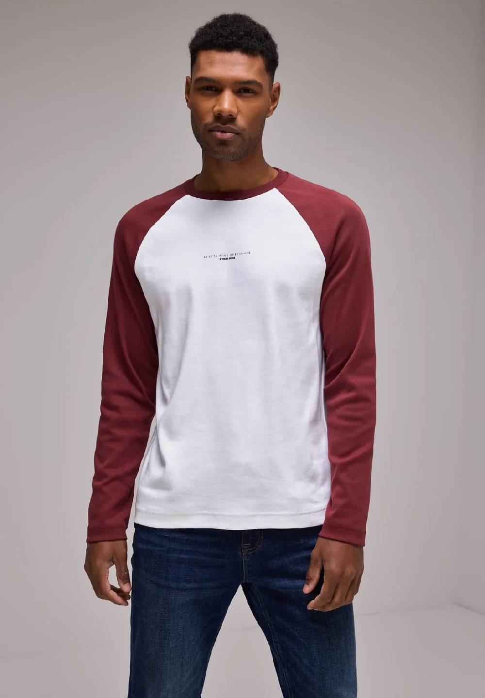 Street One Ripp-Raglan-Longsleeve Limitierter Zeitrabatt