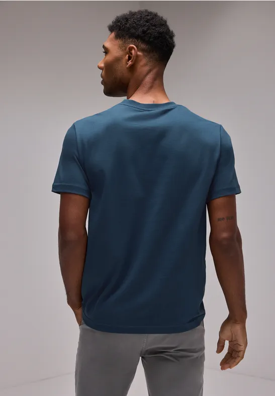Street One Basic T-Shirt in Unifarbe Günstig kaufen