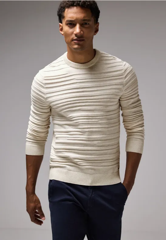 Street One Pullover mit Strukturstreifen Exklusivangebot