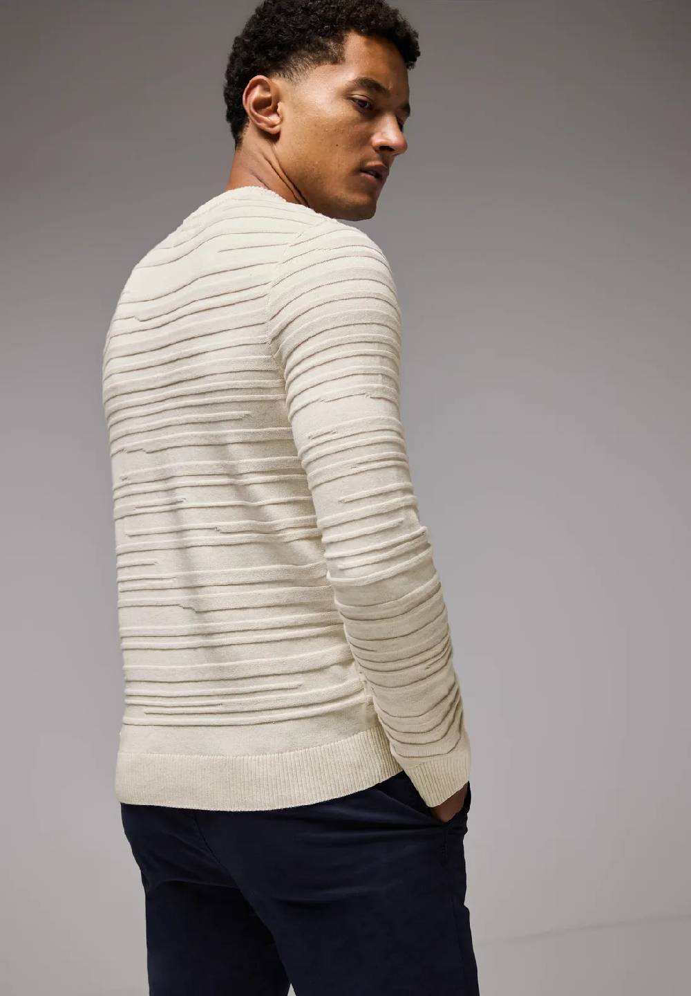 Street One Pullover mit Strukturstreifen Exklusivangebot