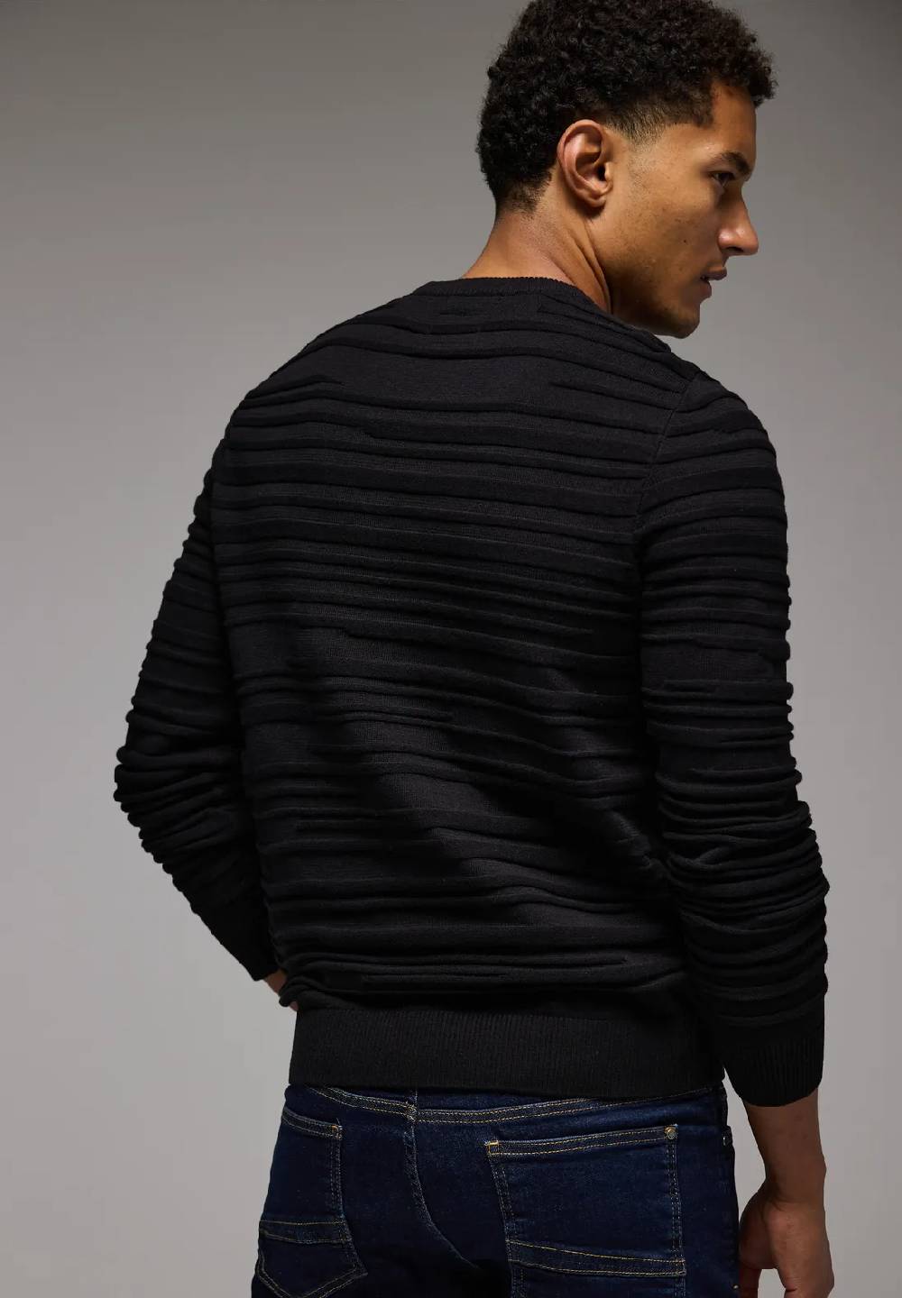 Street One Pullover mit Strukturstreifen Preisnachlass