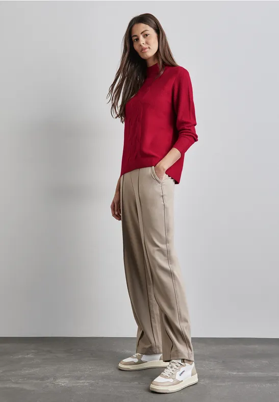 Street One Pullover mit Strickmuster Online Outlet