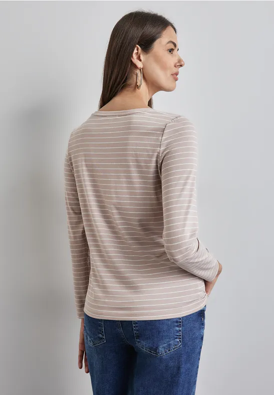 Street One Gestreiftes Langarmshirt Räumungsverkauf
