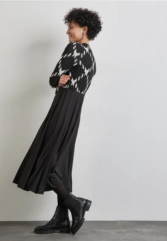 Street One Gemustertes Midi-Kleid VIP-Rabatte