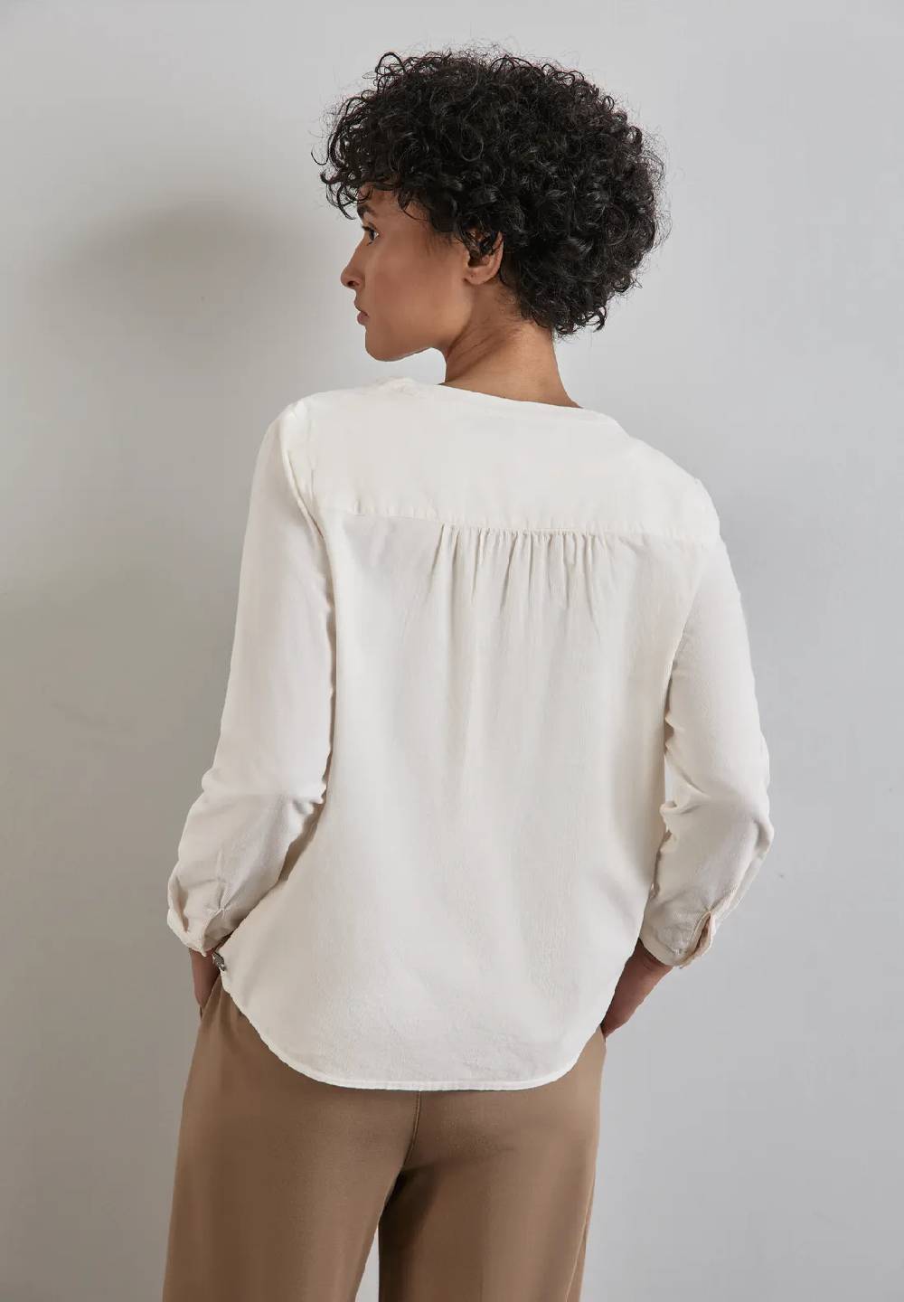 Street One Cord-Bluse mit Knopfleiste Bis zu 55% Rabatt