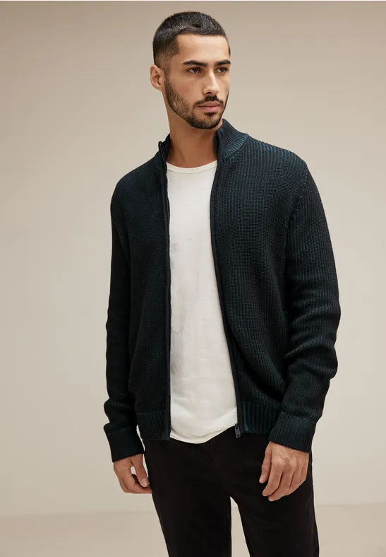 Street One Struktur Cardigan mit Zipper Kostenloser Versand international