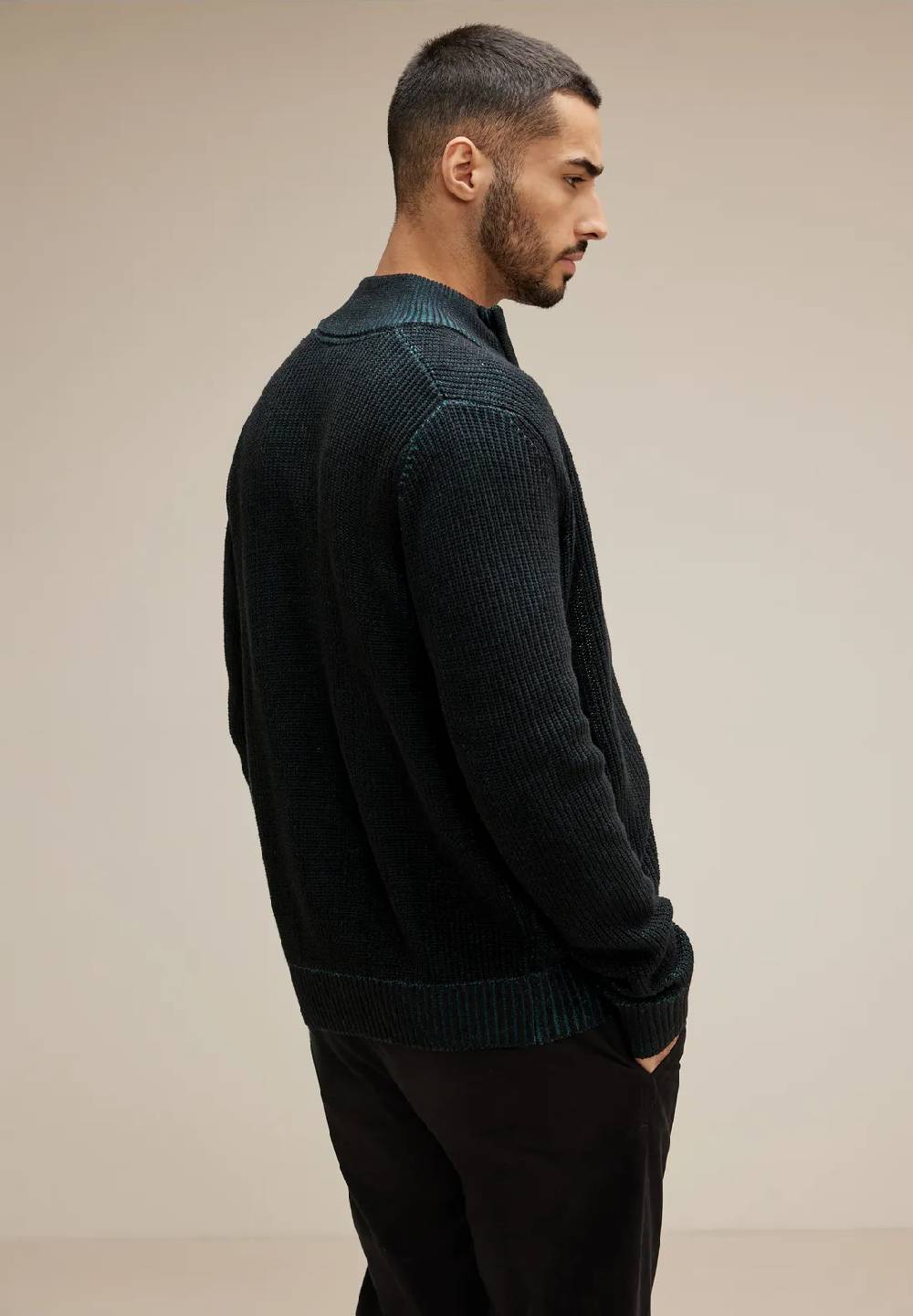 Street One Struktur Cardigan mit Zipper Kostenloser Versand international