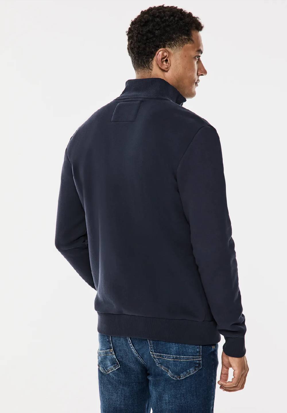 Street One Sweatjacke mit Materialmix Fabrikverkauf