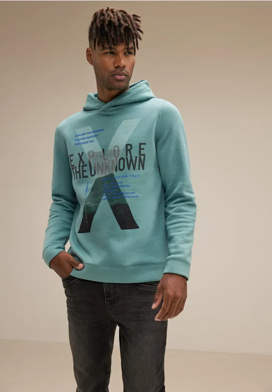 Street One Kapuzenpulli mit Frontprint Fabrik Onlineshop