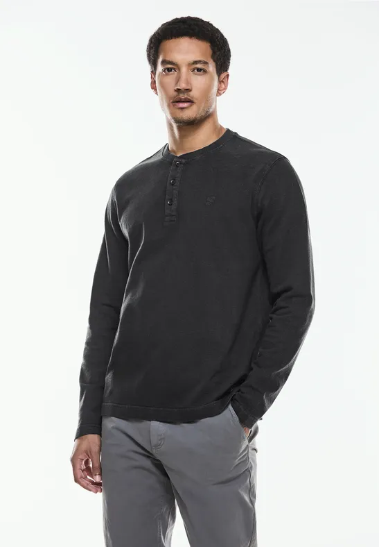 Street One Washed Henleyshirt Fabrikpreis