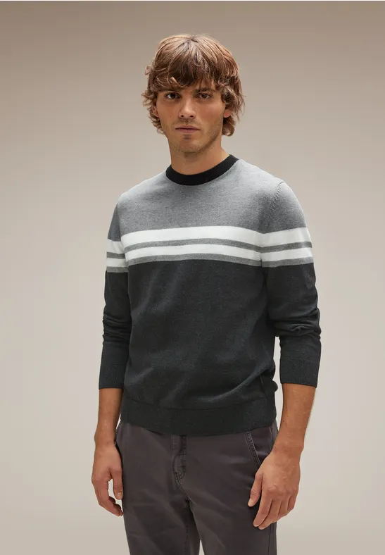 Street One Gestreifter Strickpullover Begrenztes Angebot