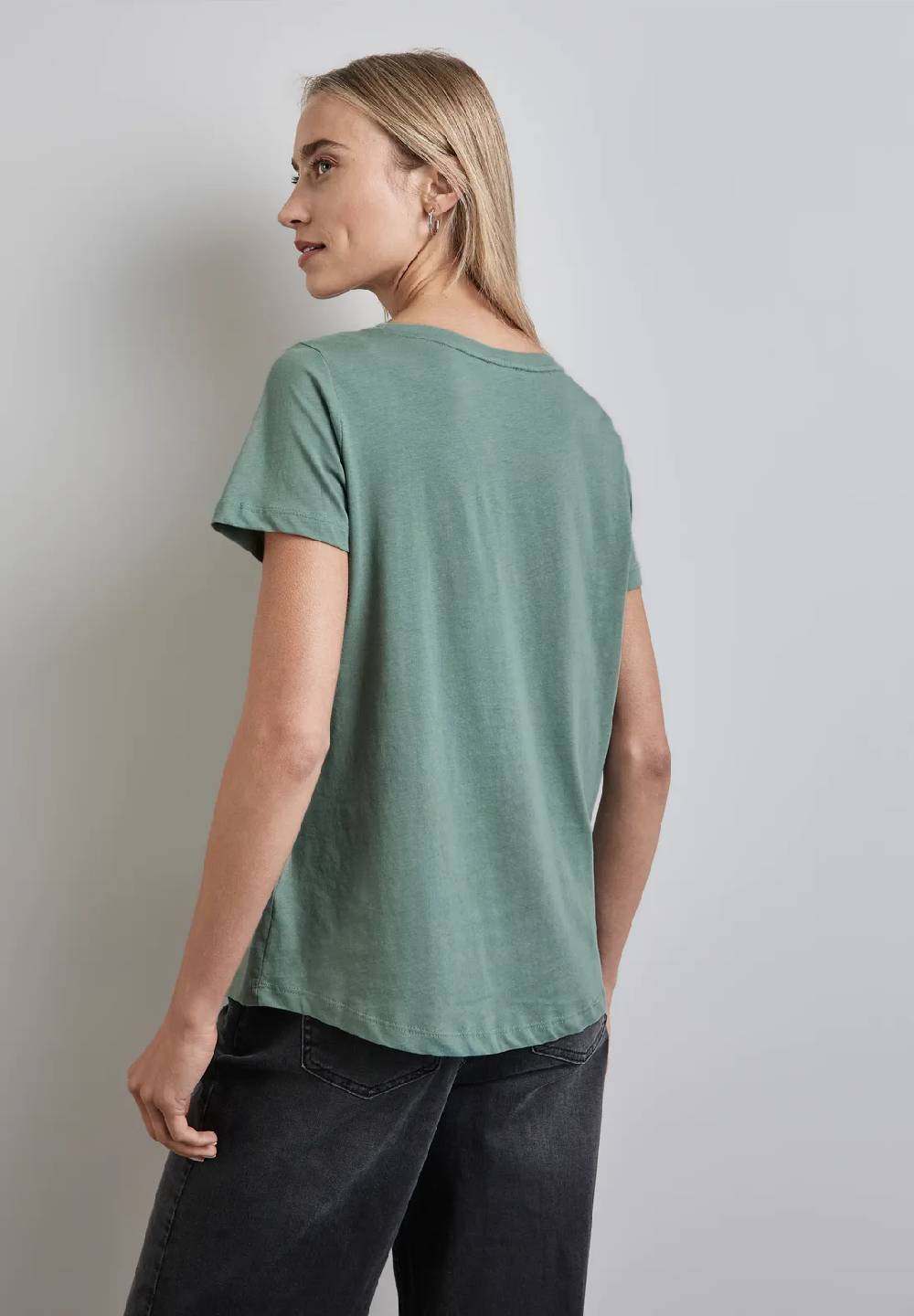 Street One T-Shirt mit Wording Top Angebot