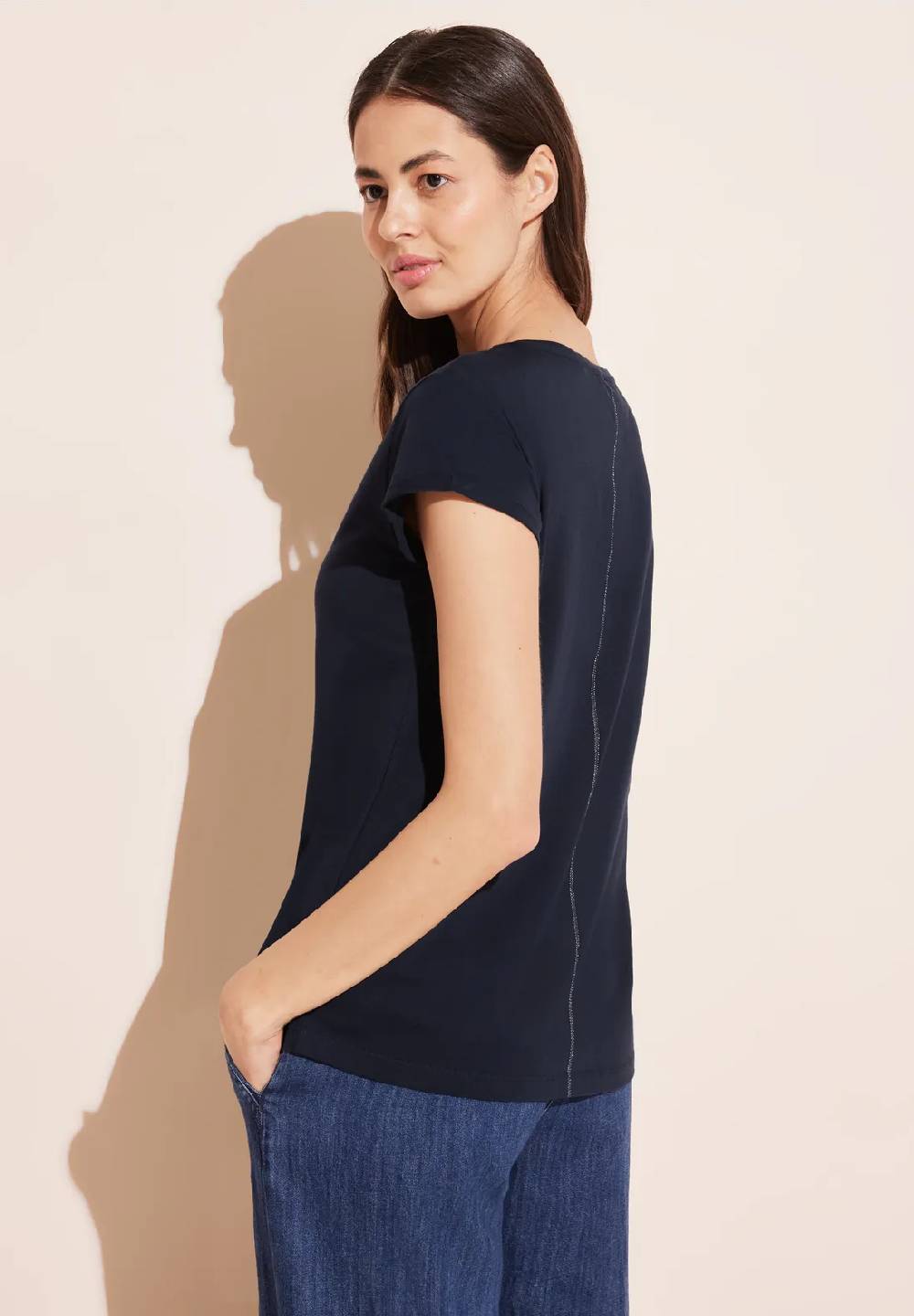 Street One T-Shirt mit Wording Neueste Mode