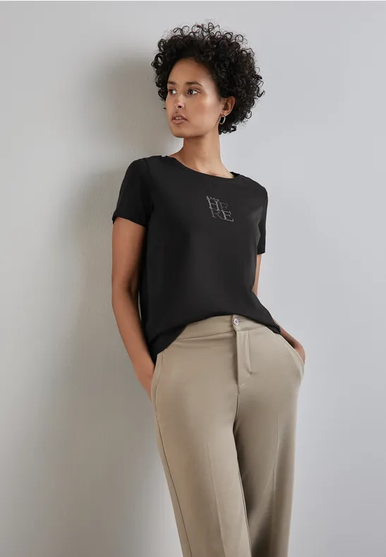 Street One T-Shirt mit Wording Neuheiten