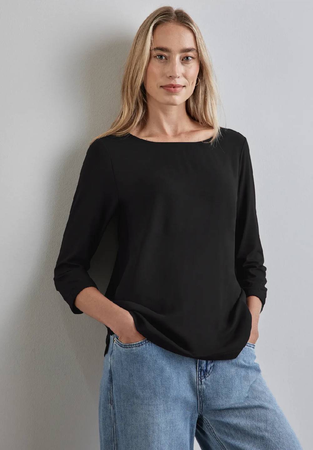 Street One Materialmix-Shirt Räumungsverkauf
