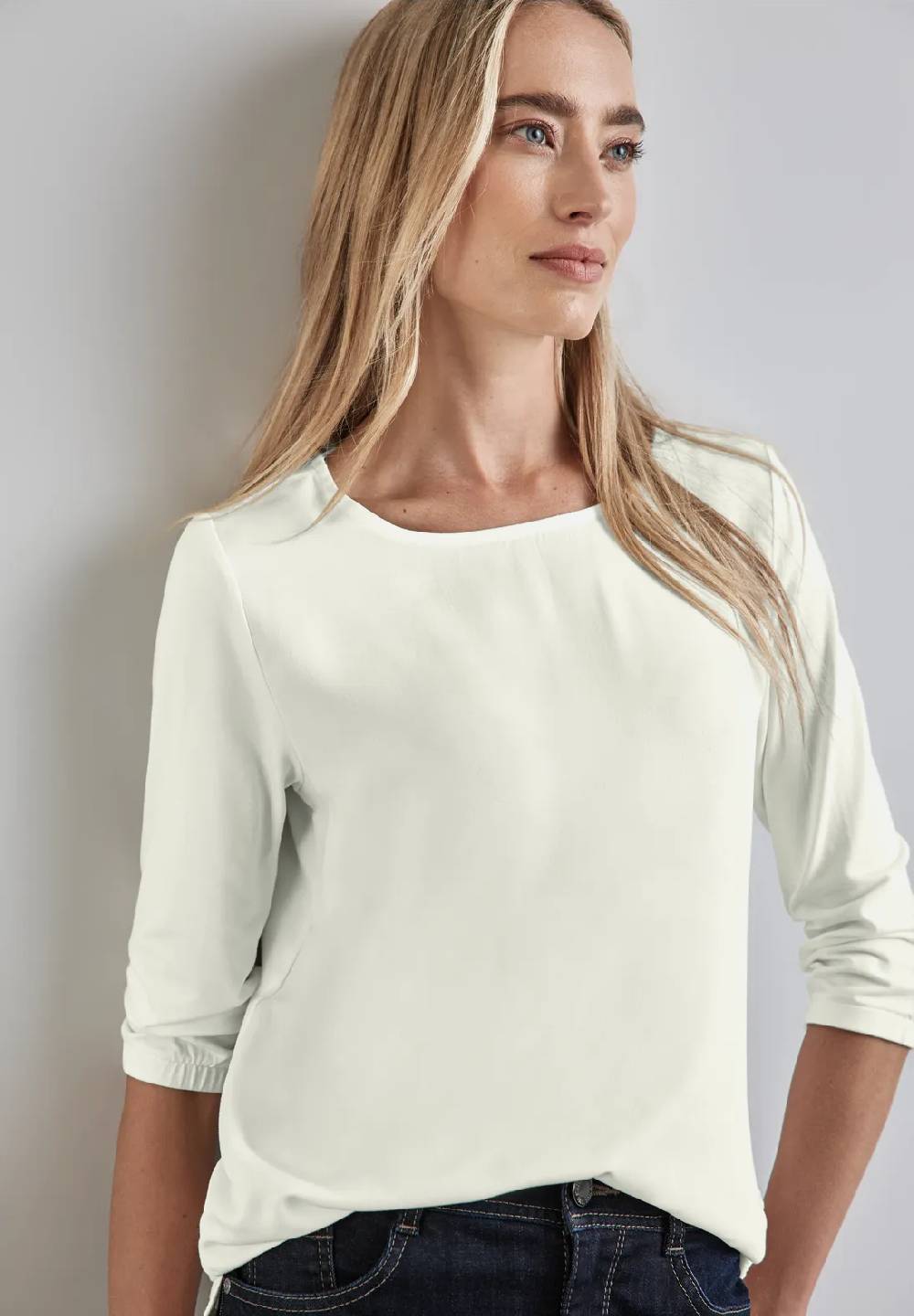 Street One Materialmix-Shirt Kauf eins, bekomm eins gratis