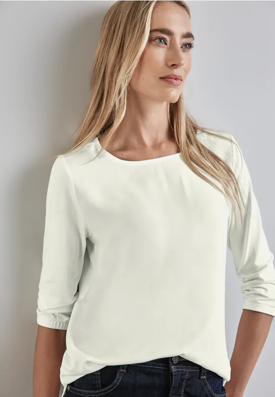 Street One Materialmix-Shirt Kauf eins, bekomm eins gratis