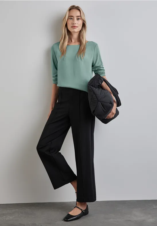 Street One Materialmix-Shirt Sonderangebote
