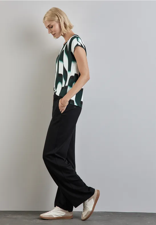 Street One Bedrucktes Ottoman-Shirt Super Sparpreis