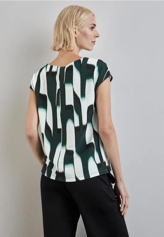 Street One Bedrucktes Ottoman-Shirt Super Sparpreis