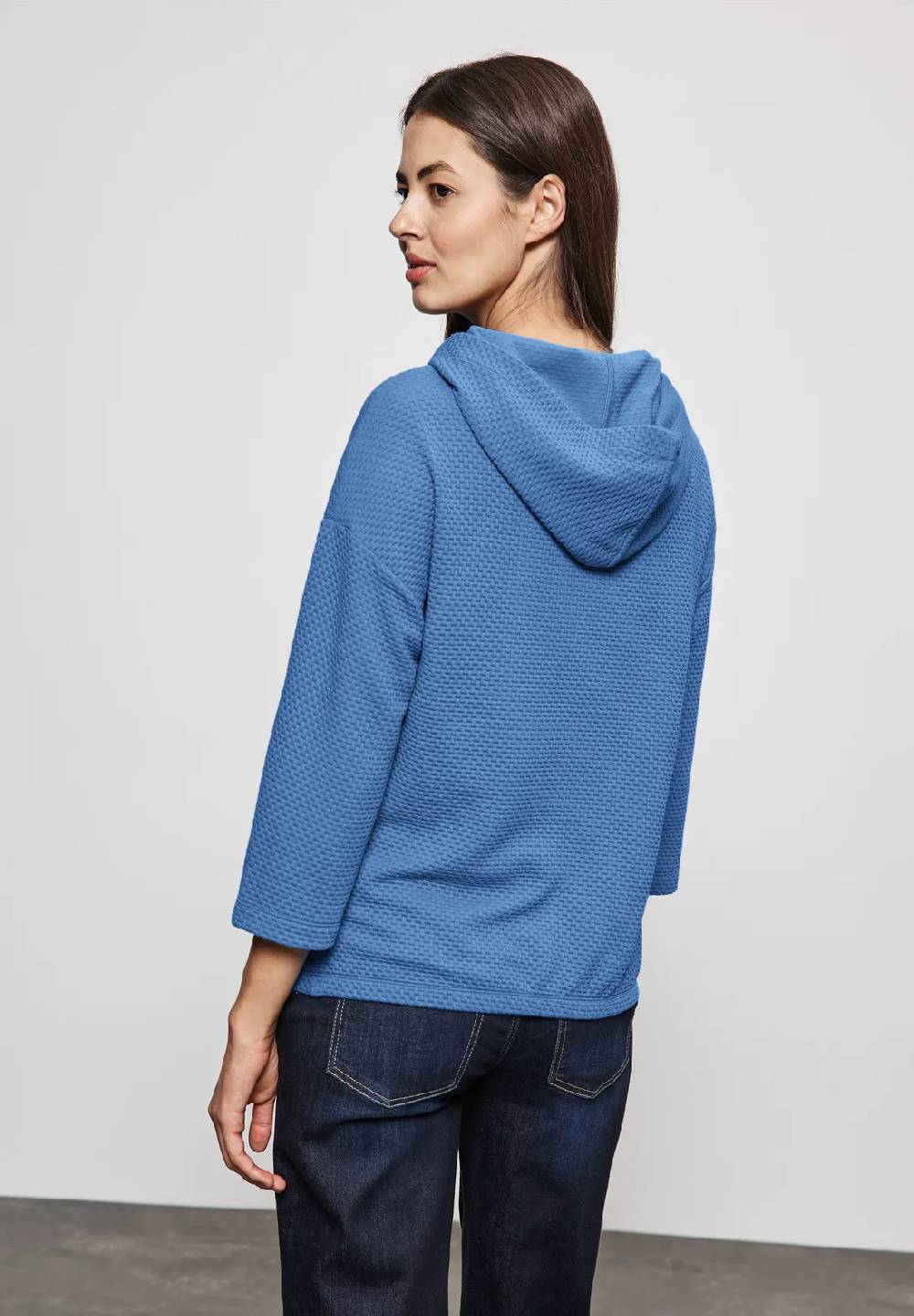 Street One Strukturshirt mit Kapuze Kostenlose Rückgabe