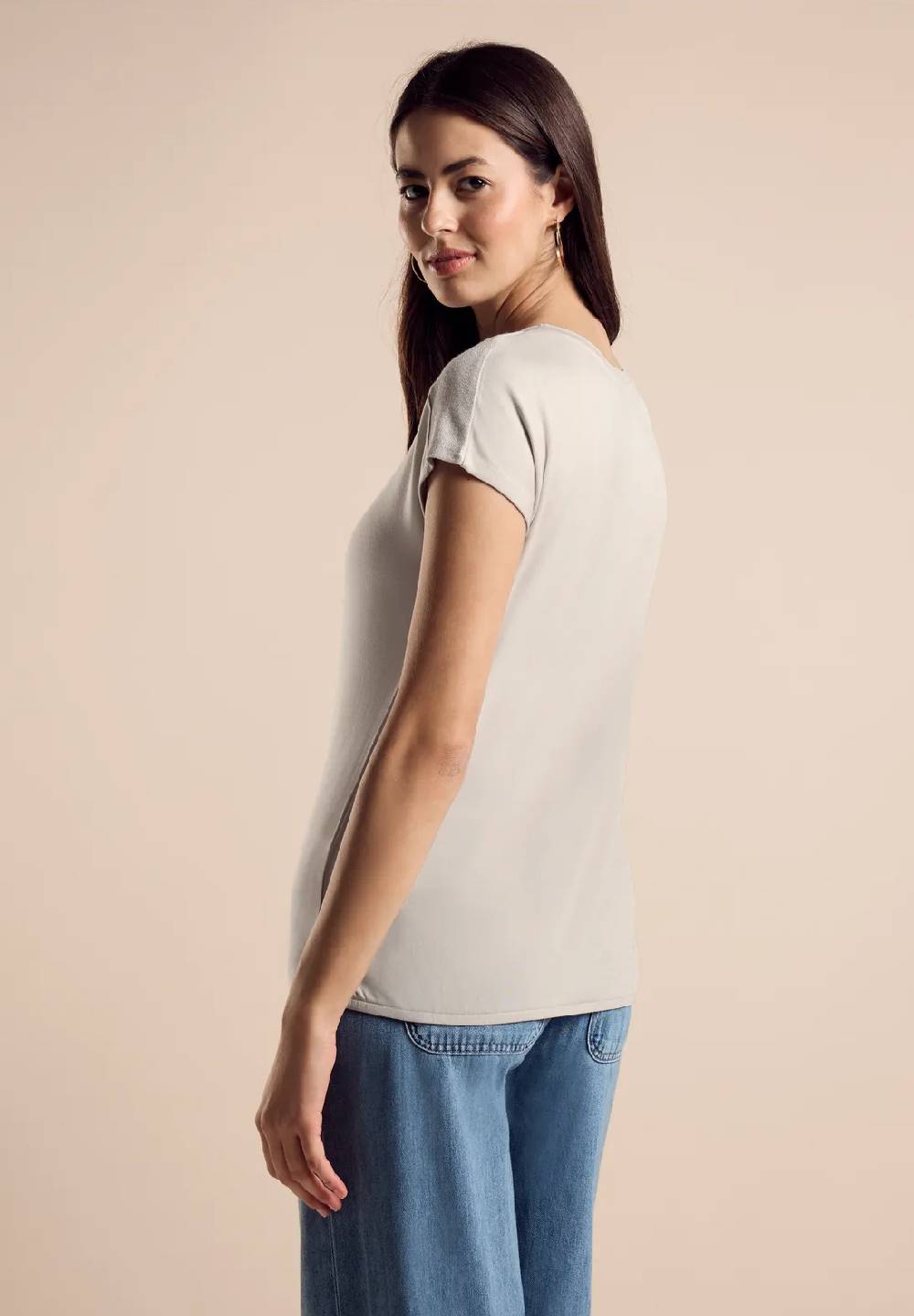 Street One T-Shirt mit Glanz-Detail Riesige Rabatte