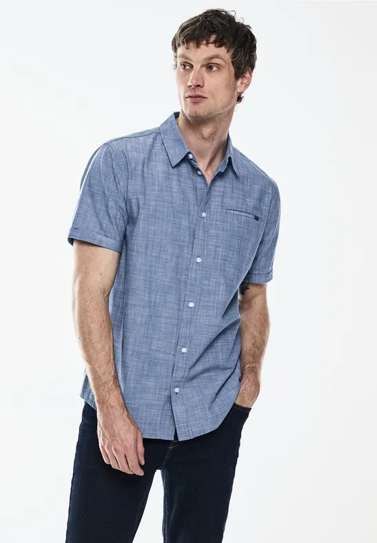 Street One Chambray Kurzarmhemd 2025