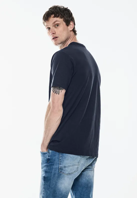 Street One Slub T-Shirt mit Print Angebote