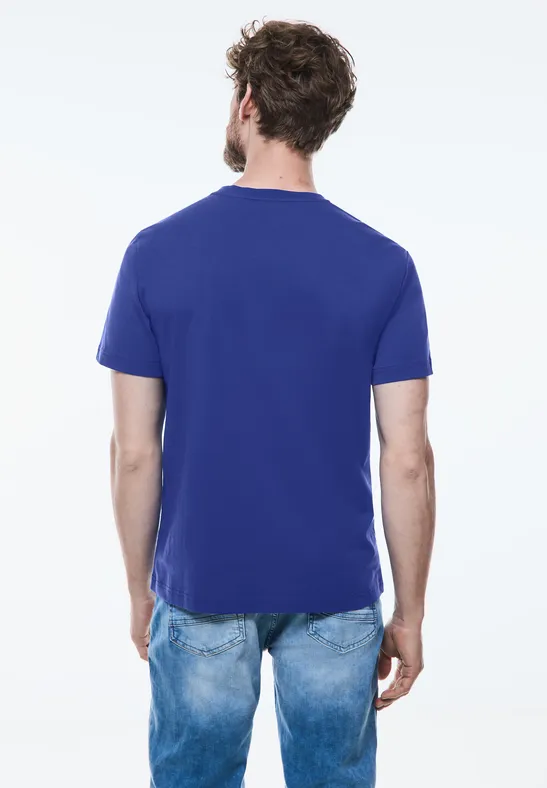 Street One Basic T-Shirt in Unifarbe Fabrikverkauf