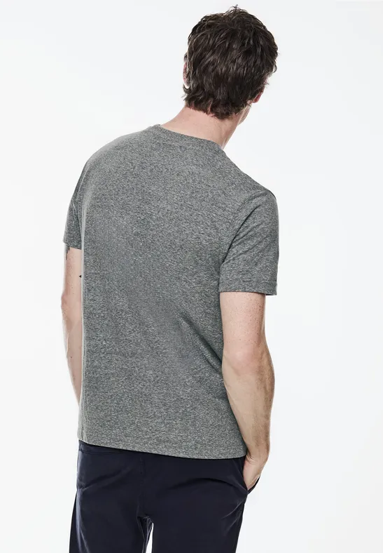 Street One Melange T-Shirt mit Print Limitierter Zeitrabatt