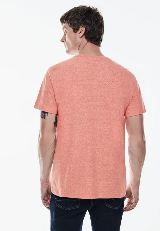 Street One Melange T-Shirt mit Print Saisonschlussverkauf